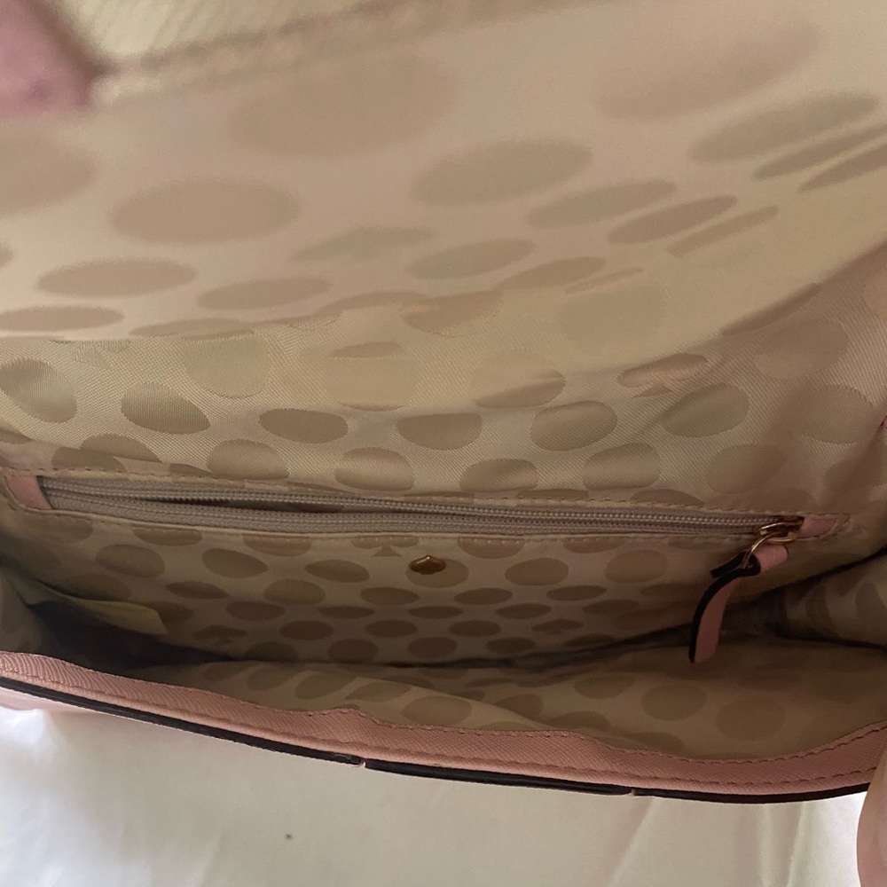 Kate Spade Pink and Gold Crossbody Clutch - Picture 6 of 7